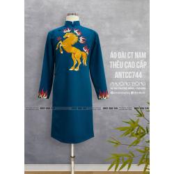 Áo Dài Cách Tân Nam Thêu Cao Cấp ANTCC744